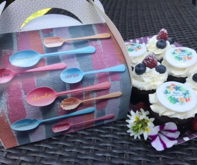 Coffret de cupcakes « Merci pour cette année »