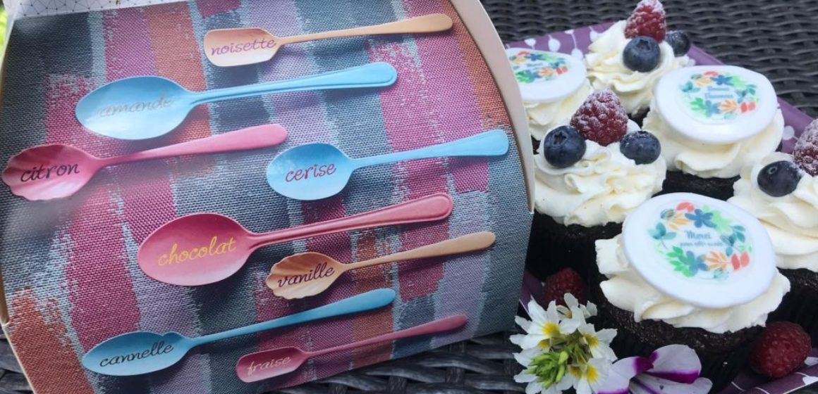 Coffret de cupcakes « Merci pour cette année »