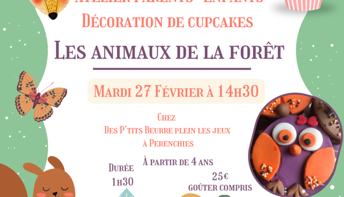 Atelier parents – enfants décoration de cupcakes