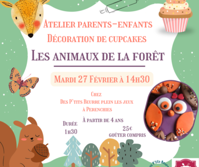 Atelier parents – enfants décoration de cupcakes