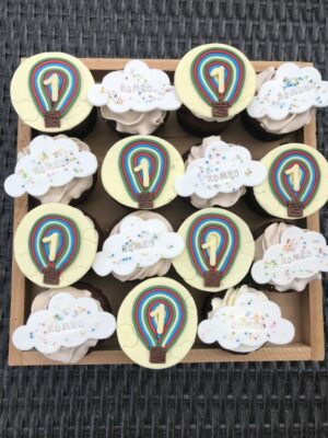 Cupcakes mongolfières Cupcakes mongolfières
